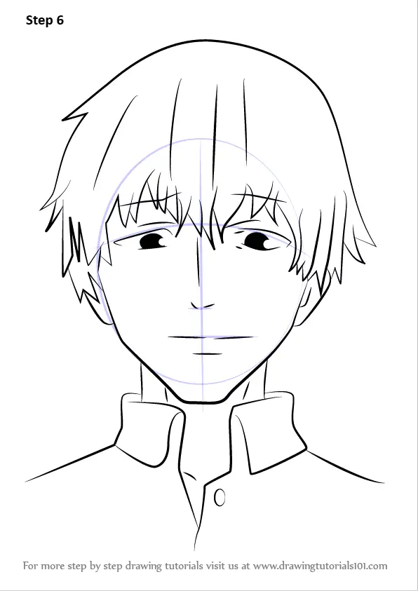 Learn How to Draw Arata Kirishima from Tokyo Ghoul (Tokyo Ghoul) Step by  Step : Drawing Tutorials