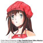 How to Draw Ayu Tateishi from Ultra Maniac