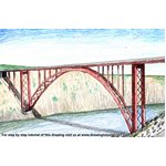 How to Draw Maslenica Bridge