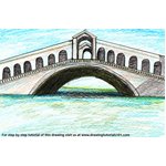 How to Draw Rialto Bridge