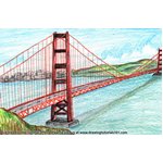 How to Draw The Golden Gate Bridge