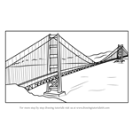 How to Draw The Golden Gate Bridge
