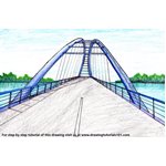 How to Draw Walterdale Bridge