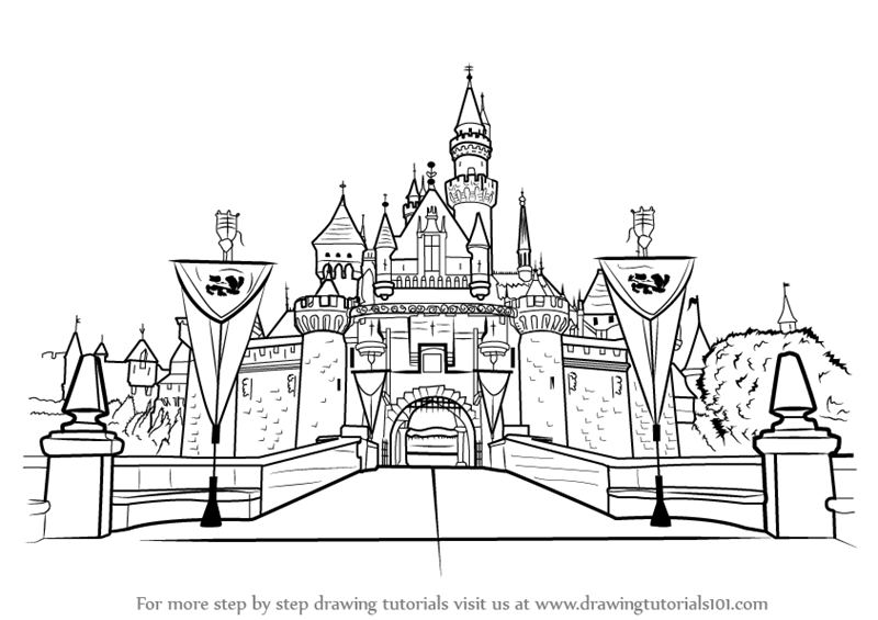 Image result for castle drawing