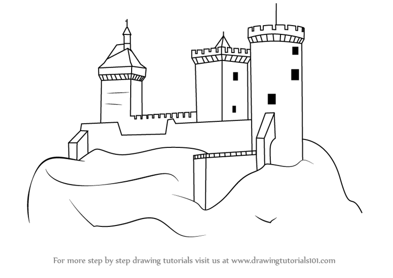 gothic castle drawings