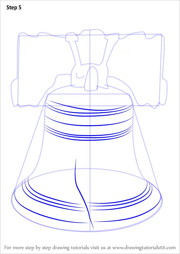 Learn How to Draw Liberty Bell (Other Places) Step by Step : Drawing