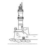 How to Draw an Old Lighthouse