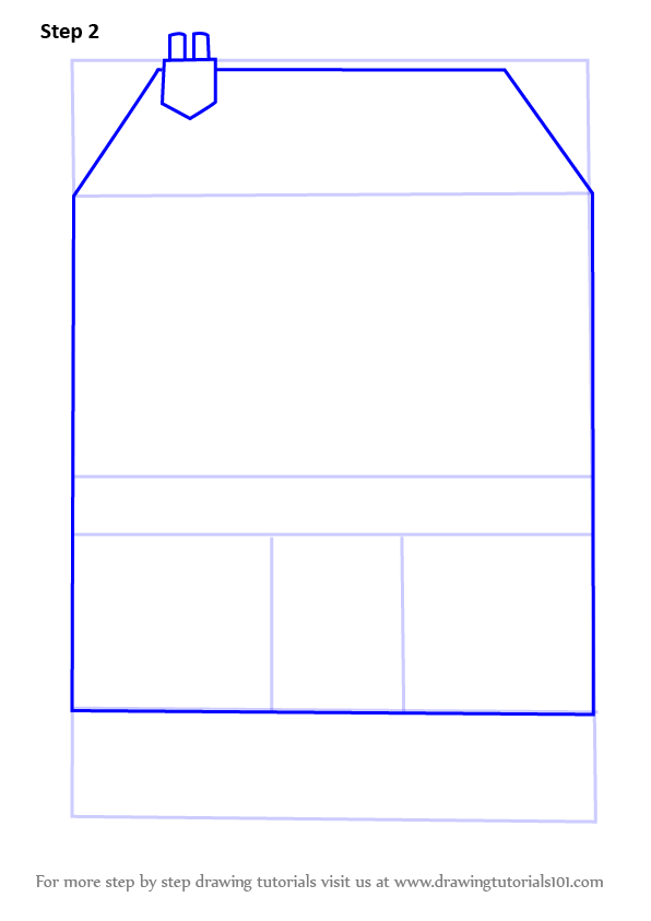 Learn How to Draw a Mansion (Other Places) Step by Step : Drawing Tutorials