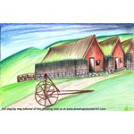 How to Draw an Old Farmhouse