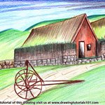 How to Draw an Old Farmhouse