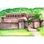 How to Draw Bandhavgarh National Park