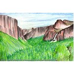 How to Draw Yosemite National Park California