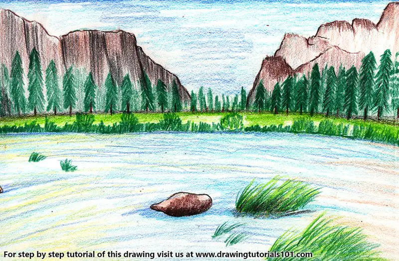 Top How To Draw Yosemite National Park in the world Check it out now 