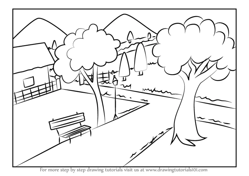 Featured image of post Easy Garden Landscape Drawing For Kids - Here presented 44+ easy landscape drawing for beginners images for free to download, print or share.