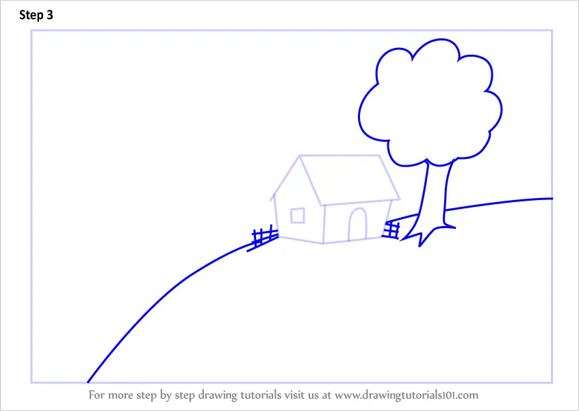 Scenery Drawing For Kids In Simple Steps 2023
