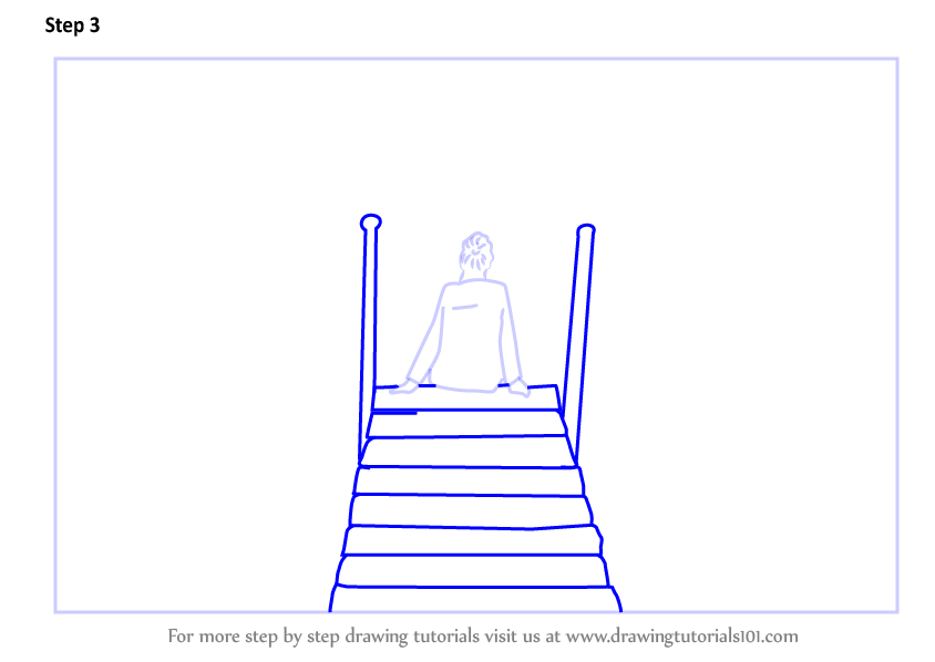 Learn How to Draw a Person Sitting on Boat Dock (Scenes ...