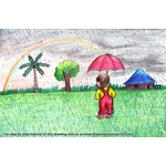 How to Draw a Rainy Day Scene