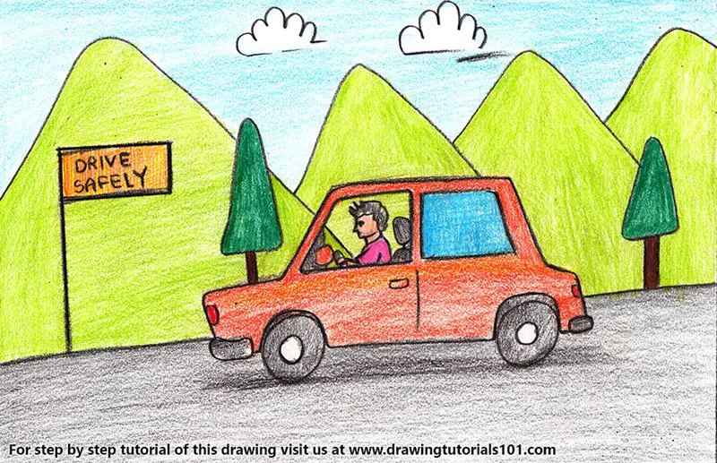 Road Safety Doodle Colouring Pages (teacher made) - Twinkl-saigonsouth.com.vn