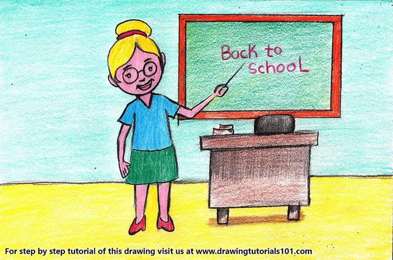 Teachers Day Drawing: Step-by-Step Guide for Greeting Cards