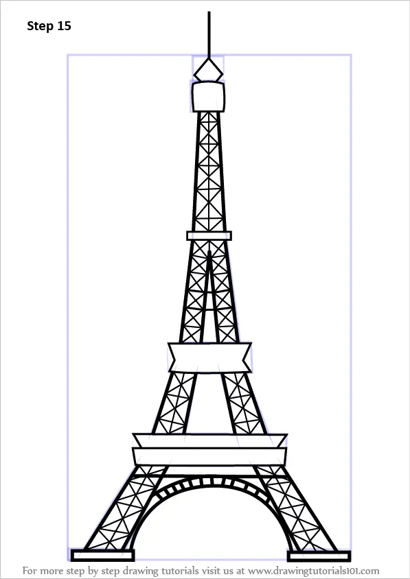 Vector Drawing Of Eiffel Tower High-Res Vector Graphic - Getty Images
