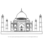 How to Draw Taj Mahal