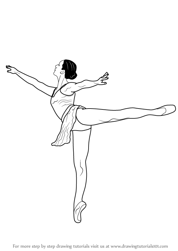 Sequel håndbevægelse Sophie Learn How to Draw a Ballet Dancer (Ballet) Step by Step : Drawing Tutorials