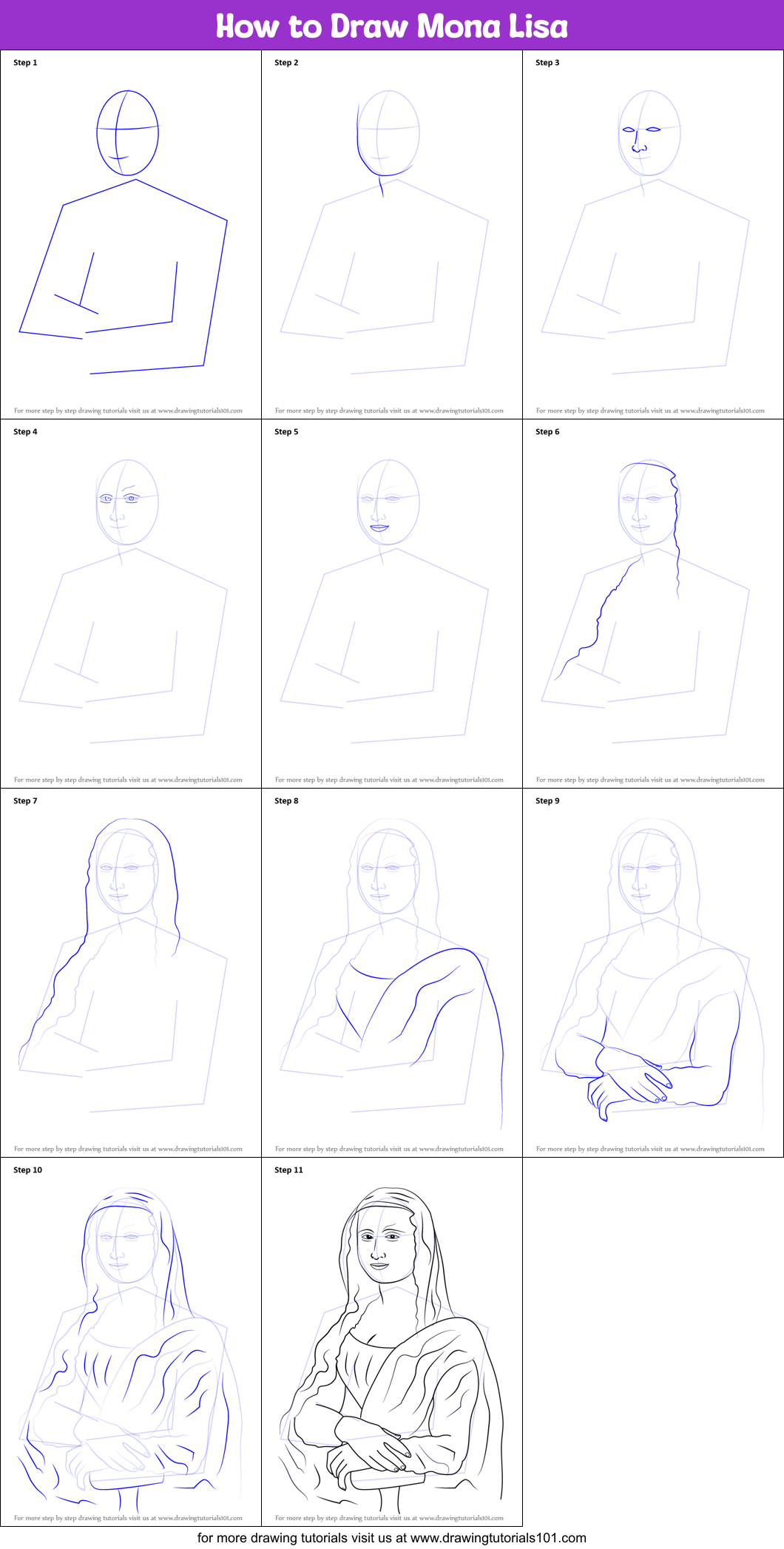 Mona Lisa Line drawing Stock Vector | Adobe Stock