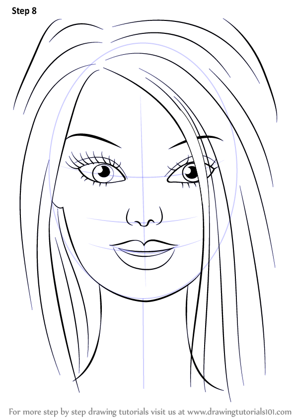 How to Draw Barbie Step by Step