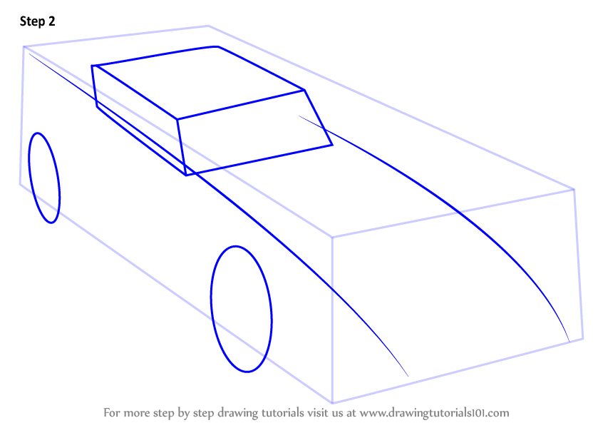 How to Draw a Batmobile 1989 (Batman) Step by Step