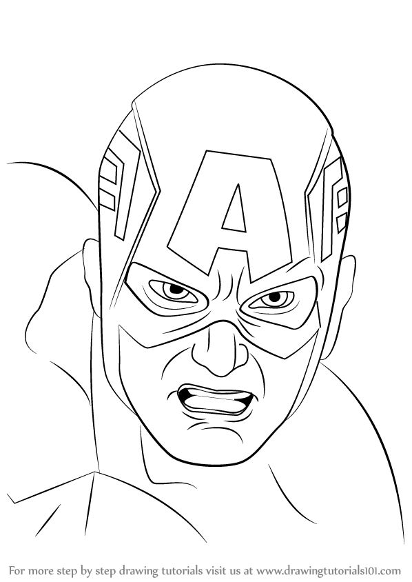 Drawing Captain America  YouTube