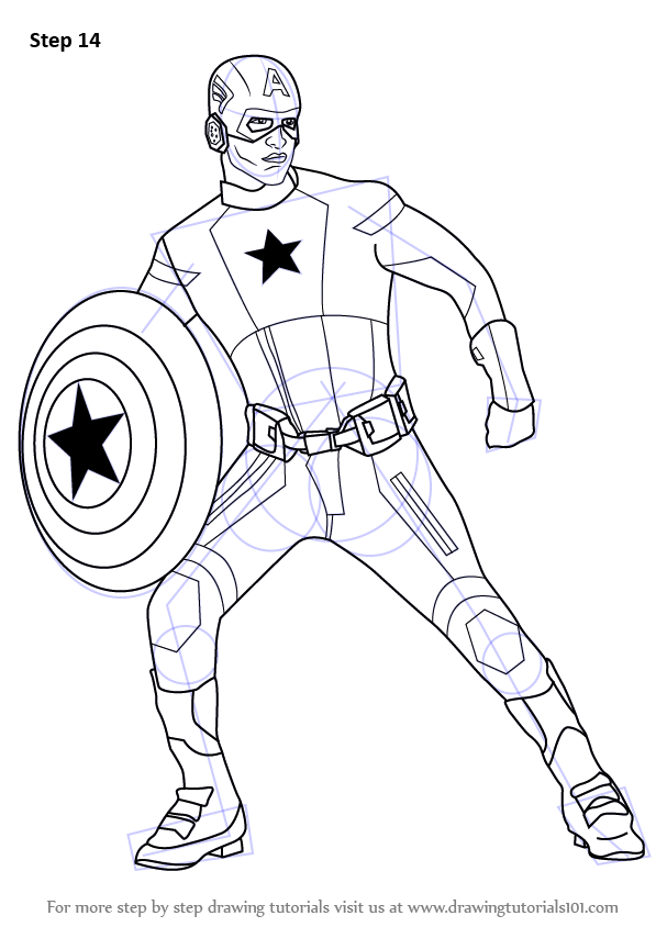 Max Moda Art  Captain America pencil drawing