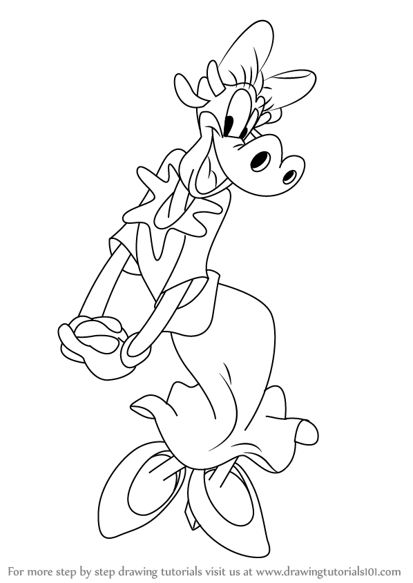 How to Draw a Clarabelle Cow (Clarabelle Cow) Step by Step ...