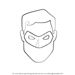 How to Draw Green Lantern Face