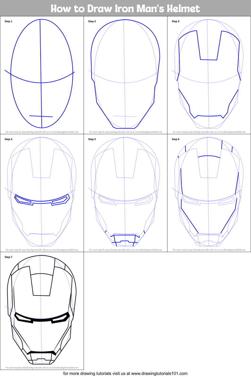 Easy Ways to Draw Iron Man | TikTok