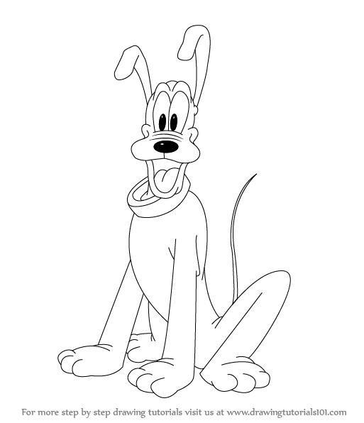 Learn How To Draw Pluto Pluto Step By Step Drawing Tutorials