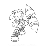 How to Draw Rosy the Rascal from Sonic the Hedgehog