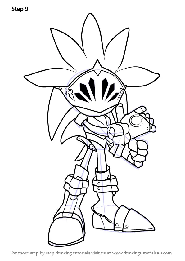 Learn How to Draw Sir Galahad from Sonic the Hedgehog (Sonic the