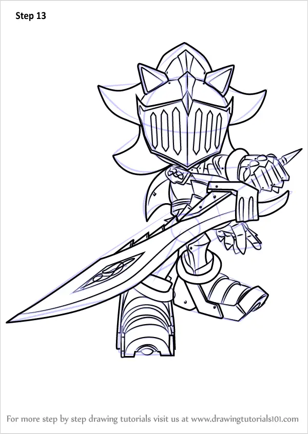 Learn How to Draw Sir Lancelot from Sonic the Hedgehog (Sonic the