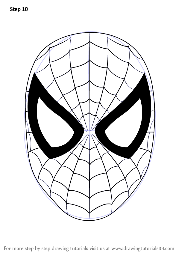 Learn How to Draw Spiderman (Spiderman) by Step : Drawing