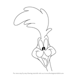 How to Draw The Road Runner Face