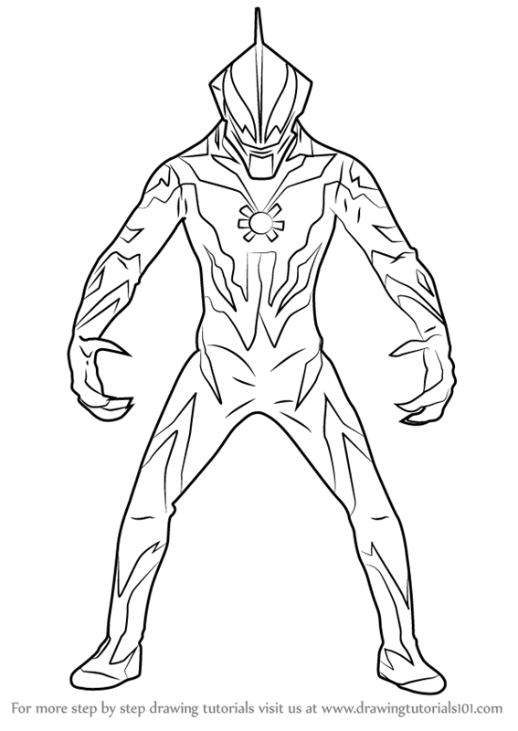 Learn How to Draw Ultraman Belial Ultraman Step by Step 