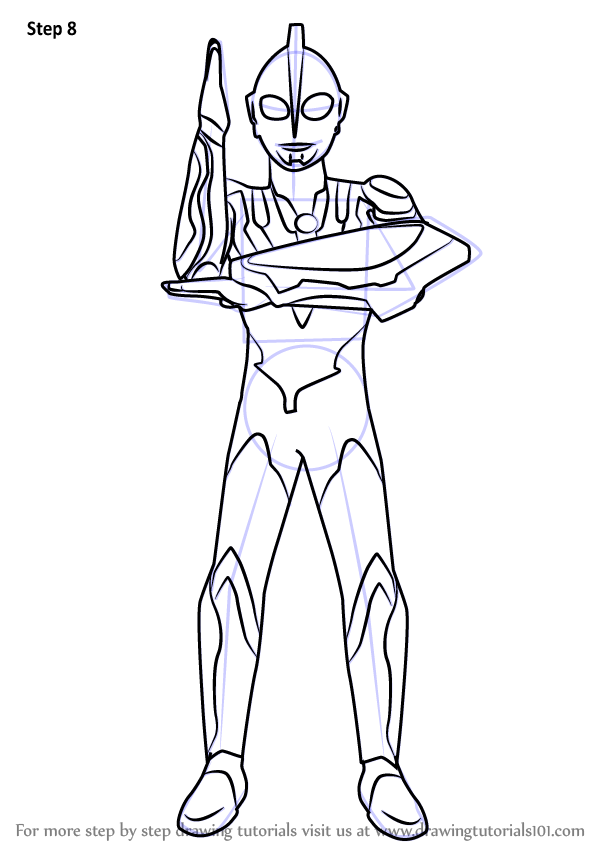 Download Step by Step How to Draw Ultraman Ribut ...