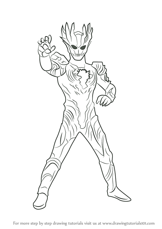 Learn How to Draw Ultraman Saga Ultraman Step by Step 