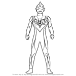 How to Draw Ultraman Tiga