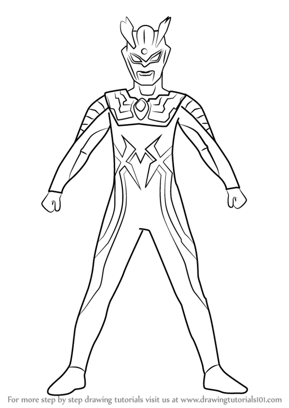 Download Learn How to Draw Ultraman Zero (Ultraman) Step by Step ...