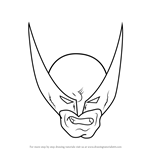How to Draw Wolverine Head
