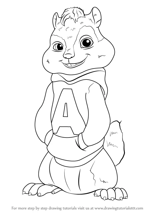 Learn How to Draw Alvin from Alvin and the Chipmunks (Alvin and the