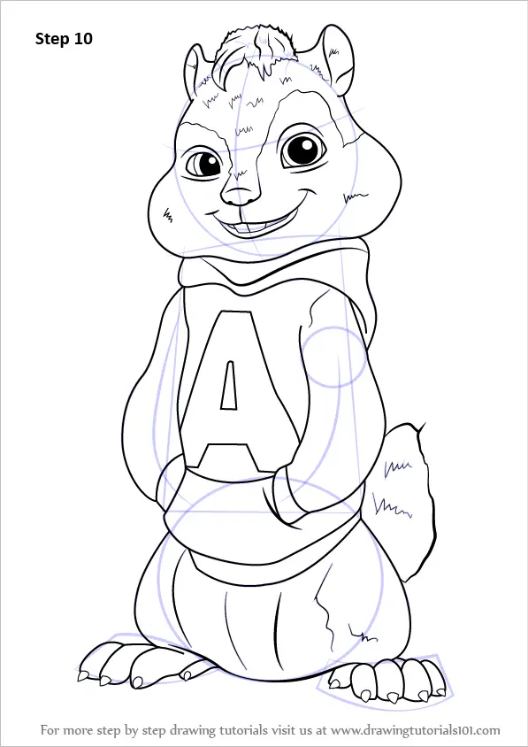 Learn How to Draw Alvin from Alvin and the Chipmunks