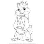 How to Draw Alvin from Alvin and the Chipmunks