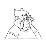 How to Draw Tiger from An American Tail